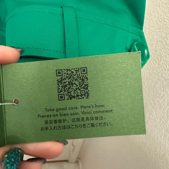 Kate Spade Vibrant Green Trench Coat - Picture 6 of 7